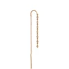 Classic Round Amethyst Threader Earrings, 14K Yellow Gold Clearance
