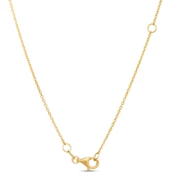 Classic Round Diamond Necklace, ¼ Carat, 14K Yellow Gold Sale