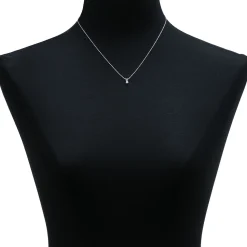 Classic Round Diamond Pendant, ¼ Carat Total Weight, 14K White Gold Hot