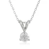 Classic Round Diamond Pendant, ⅓ Carat Total Weight, 14K White Gold Best