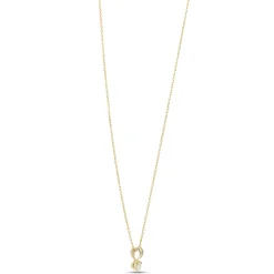 Classic Round Diamond Pendant, 1/5 Carat Total Weight, 14K Yellow Gold Hot