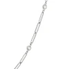 Classic Round Diamond Station Necklace, 1 ½ Carat Total Weight, 14K White Gold Sale