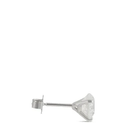 Classic Round Diamond Studs, 2 Carat, in 14K White Gold Online