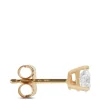 Classic Round Diamond Studs, 1/2 Carat Total Weight, in 14K White Gold Best