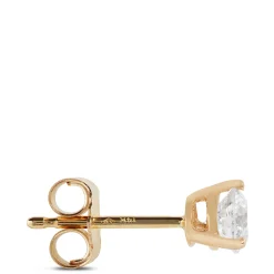 Classic Round Diamond Studs, 1/2 Carat Total Weight, in 14K White Gold Best