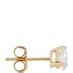 Classic Round Diamond Studs, 3/4 Carat Total Weight, in 14K Yellow Gold Online