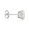 Classic Round Diamond Studs, 2 Carat Total Weight, in 14K White Gold Sale