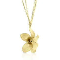 Toscano Classic Floral Pendant Necklace in 14K Yellow Gold Best