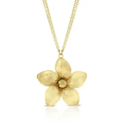 Toscano Classic Floral Pendant Necklace in 14K Yellow Gold Best