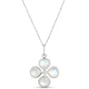 Clover Moonstone Pendant, Sterling Silver Best