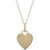 Cluster Diamond Heart Pendant, 14K Yellow Gold Best