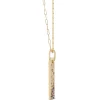 Confetti Rainbow Sapphire Pendant, 14K Yellow Gold Discount