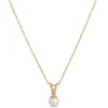 Cultured Pearl Baby Necklace, 14k Yellow Gold Discount