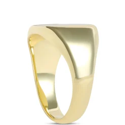 Cushion Red Jasper Ring, 14K Yellow Gold Discount