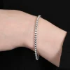 Cushion Shaped Link Diamond Bracelet 14K, 2 ctw. Hot