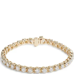 Diamond Buttercup Bracelet, 14K Yellow Gold Sale