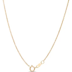 Diamond Bypass Circle Pendant, ½ Carat, 14K Yellow Gold New