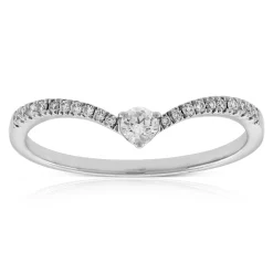 Diamond Chevron Ring 14K Sale