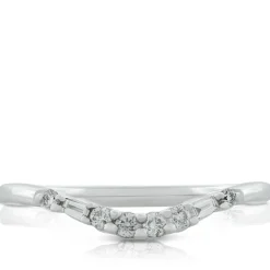 Diamond Contour Band 14K