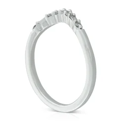 Diamond Contour Band 14K