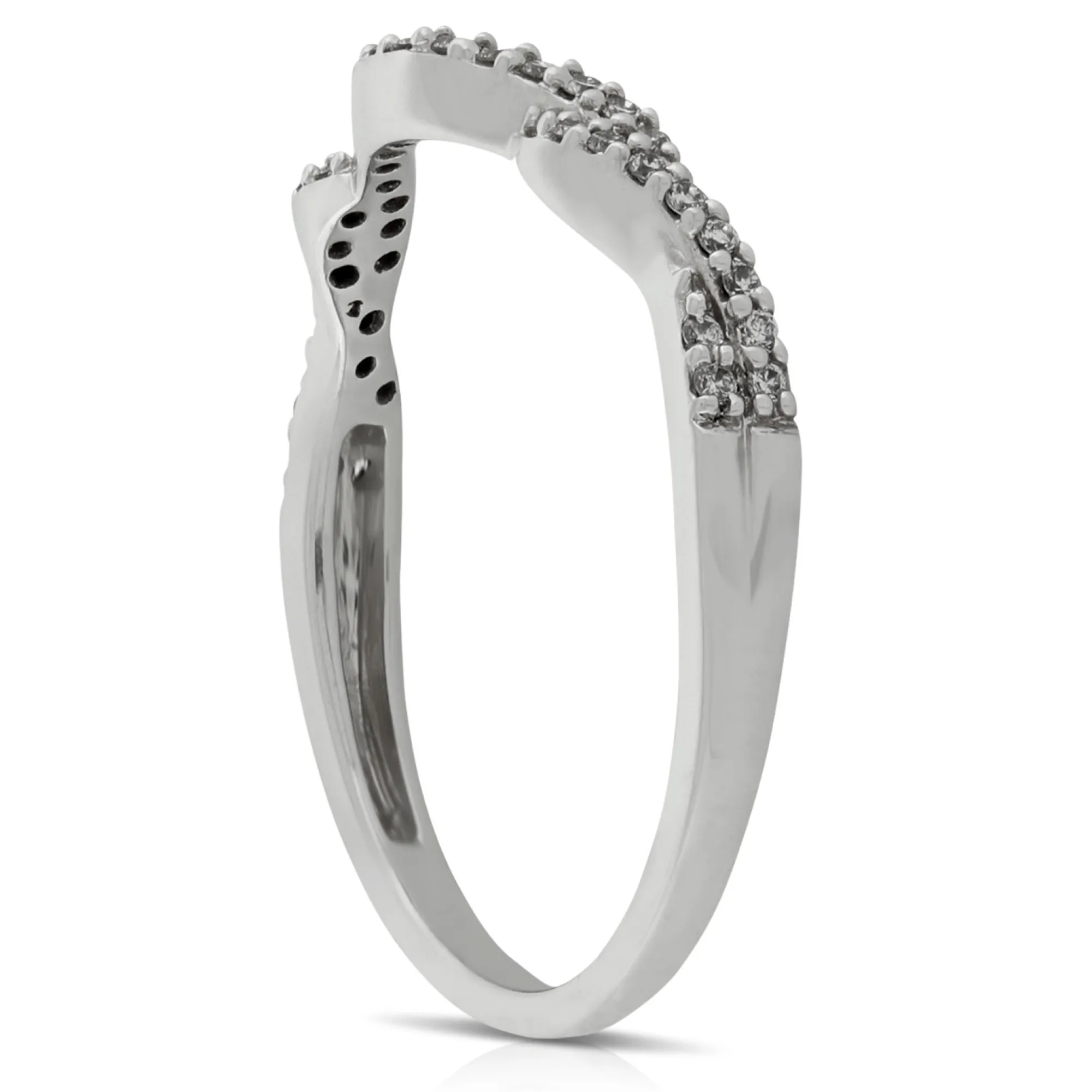 Diamond Contour Band 14K Sale