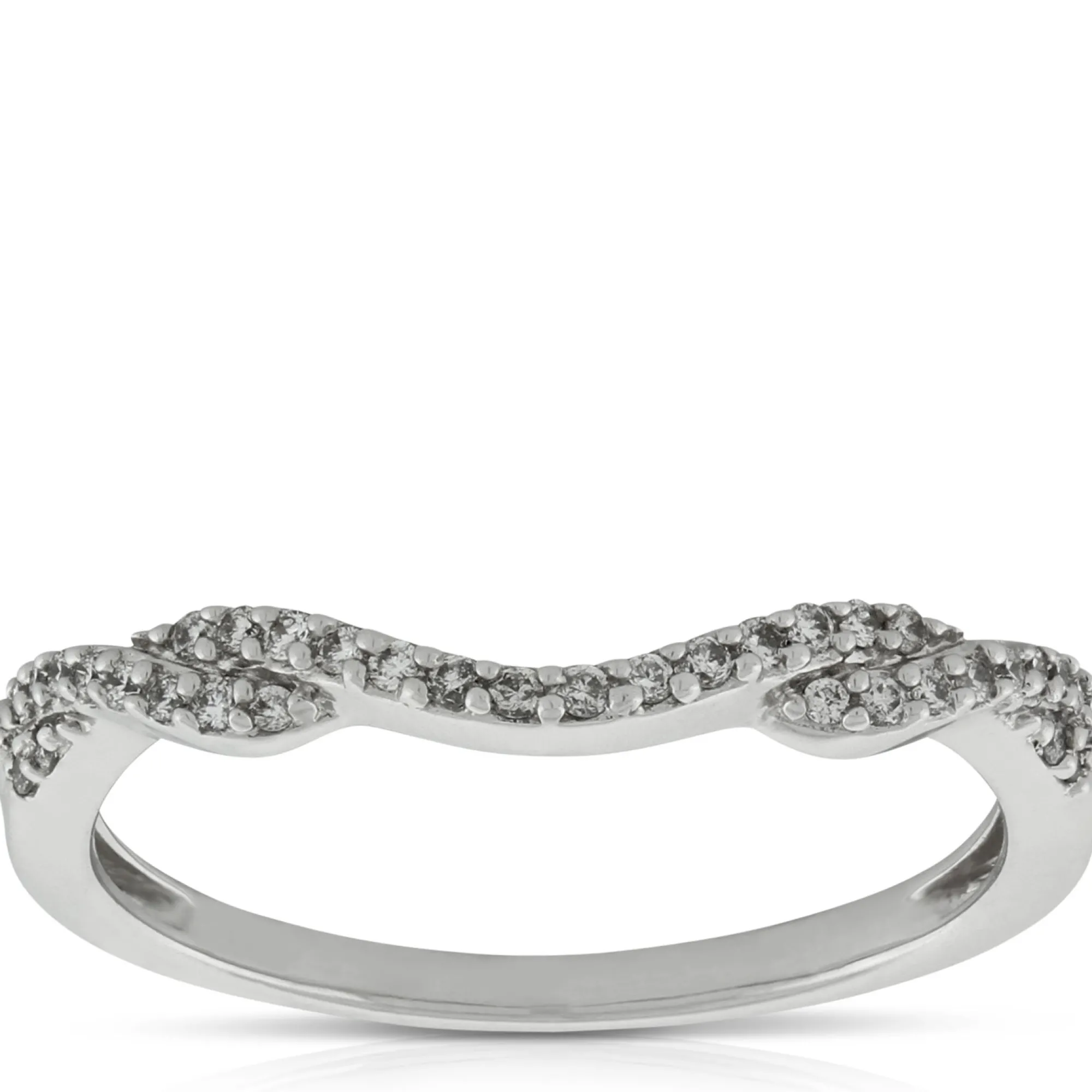 Diamond Contour Band 14K Sale