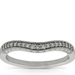 Diamond Contour Band 14K
