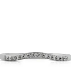 Diamond Contour Band 14K Hot