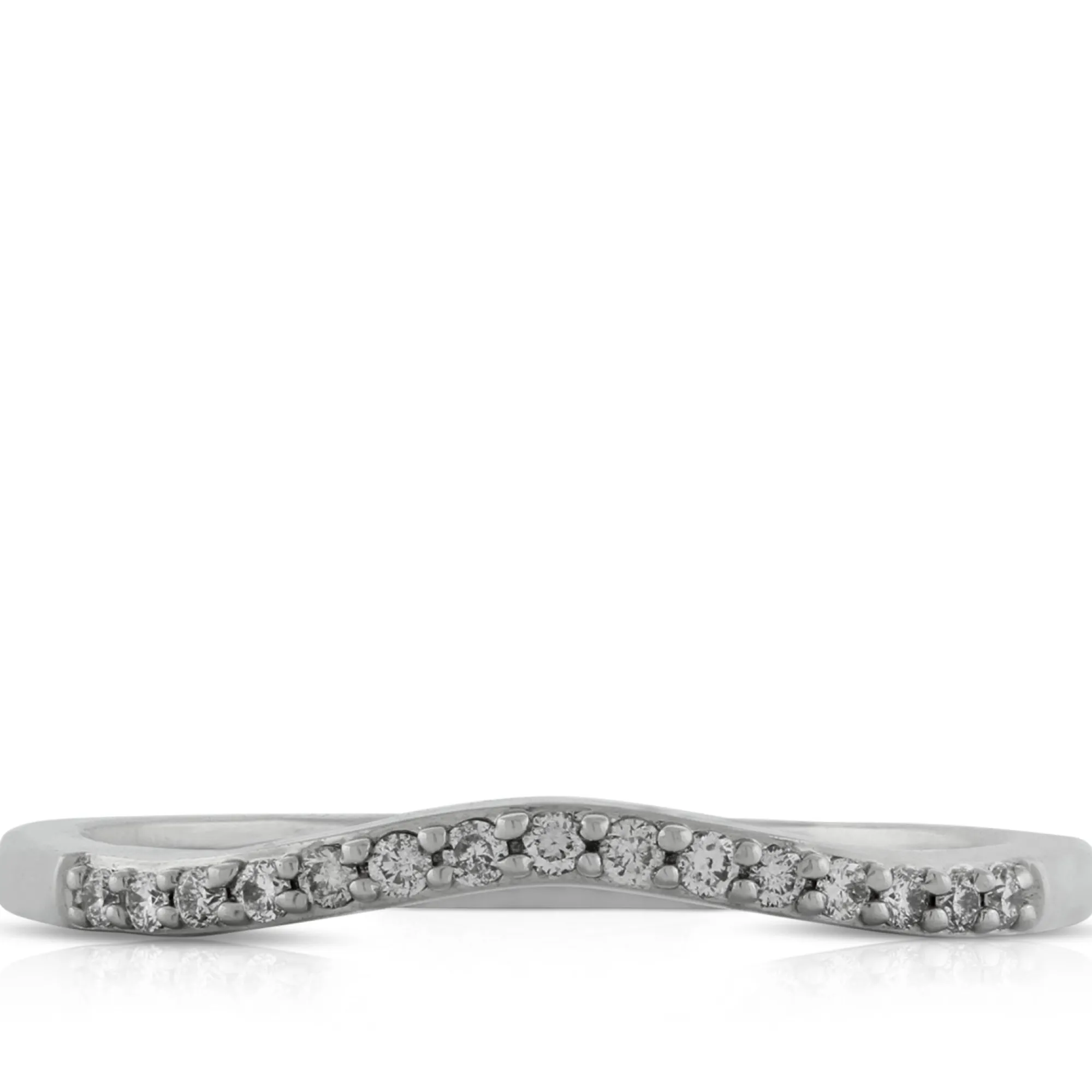 Diamond Contour Band 14K Hot