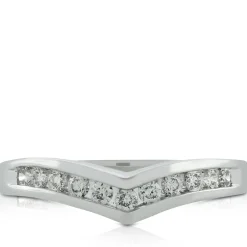 Diamond Contour Band 14K