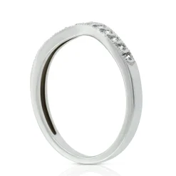 Diamond Contour Wedding Band 14K Best