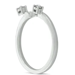 Diamond Contour Wrap Band 14K Clearance