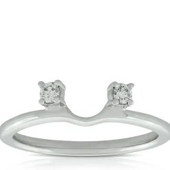 Diamond Contour Wrap Band 14K Clearance