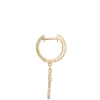 Diamond Cross Hoops, ½ Carat Total Weight, 14K Yellow Gold Discount