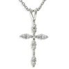 Diamond Cross Pendant 14K Clearance