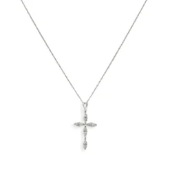 Diamond Cross Pendant 14K Clearance