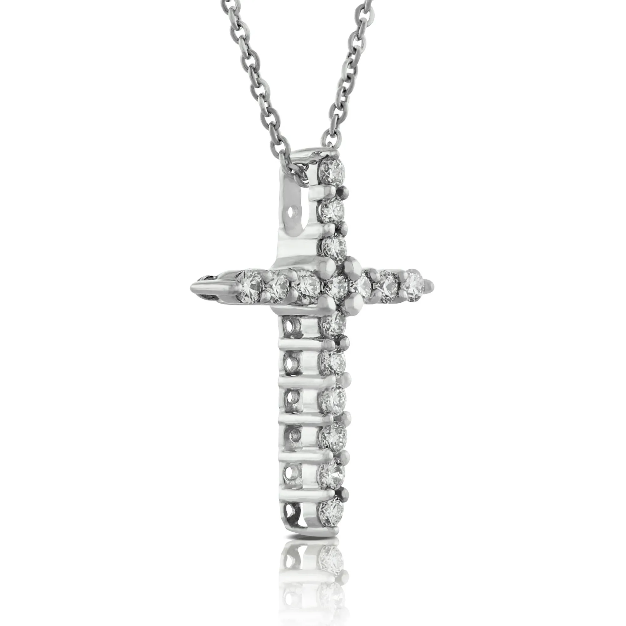 Diamond Cross Pendant 14K Clearance