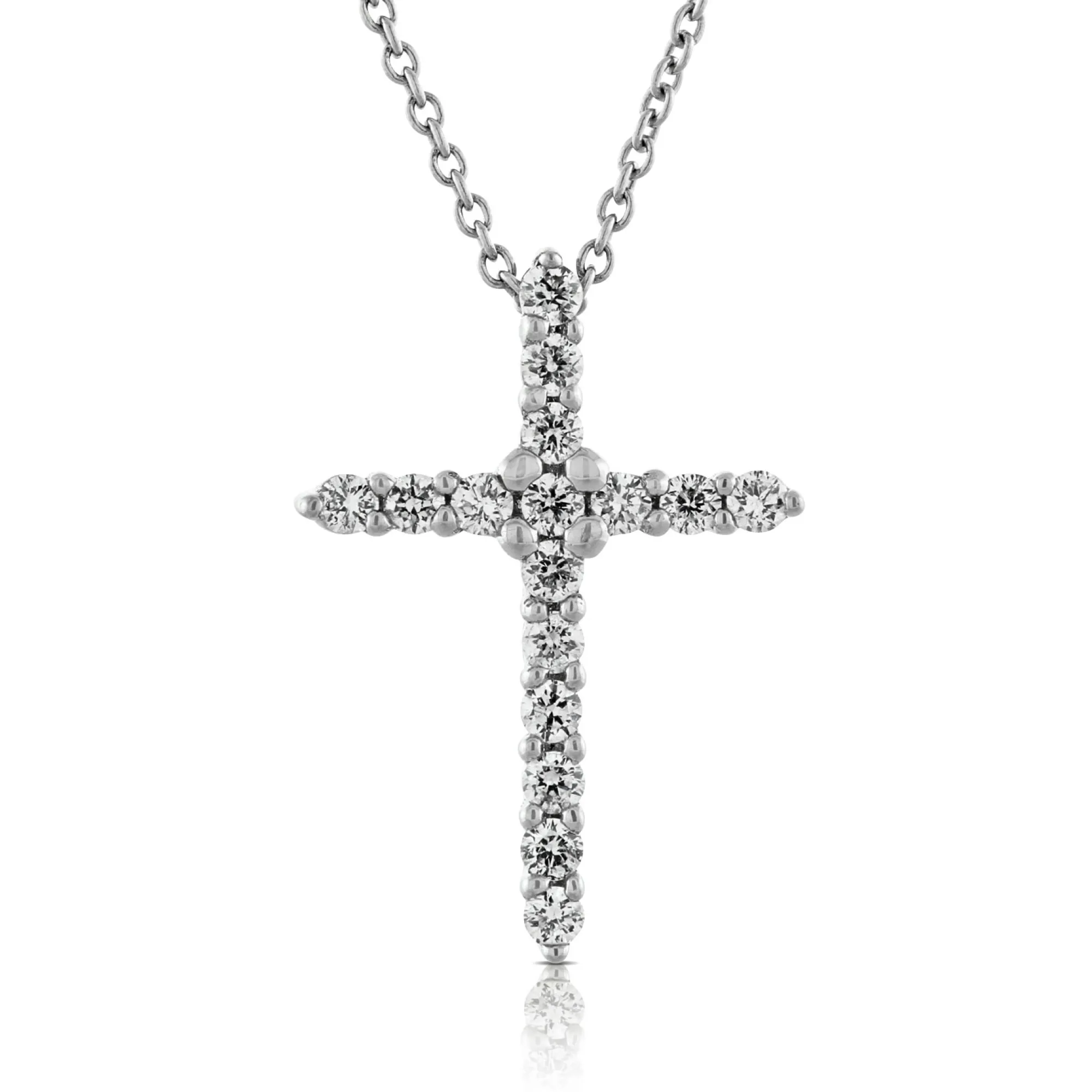 Diamond Cross Pendant 14K Clearance