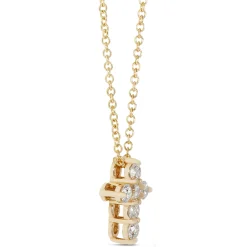 Diamond Cross Pendant, 14K Yellow Gold Outlet