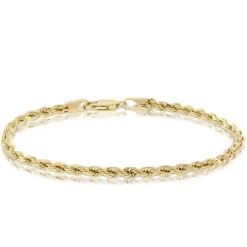Toscano Diamond Cut Rope Bracelet 14K, 7.5" Best