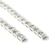 Diamond Drop Earrings, 14K White Gold New