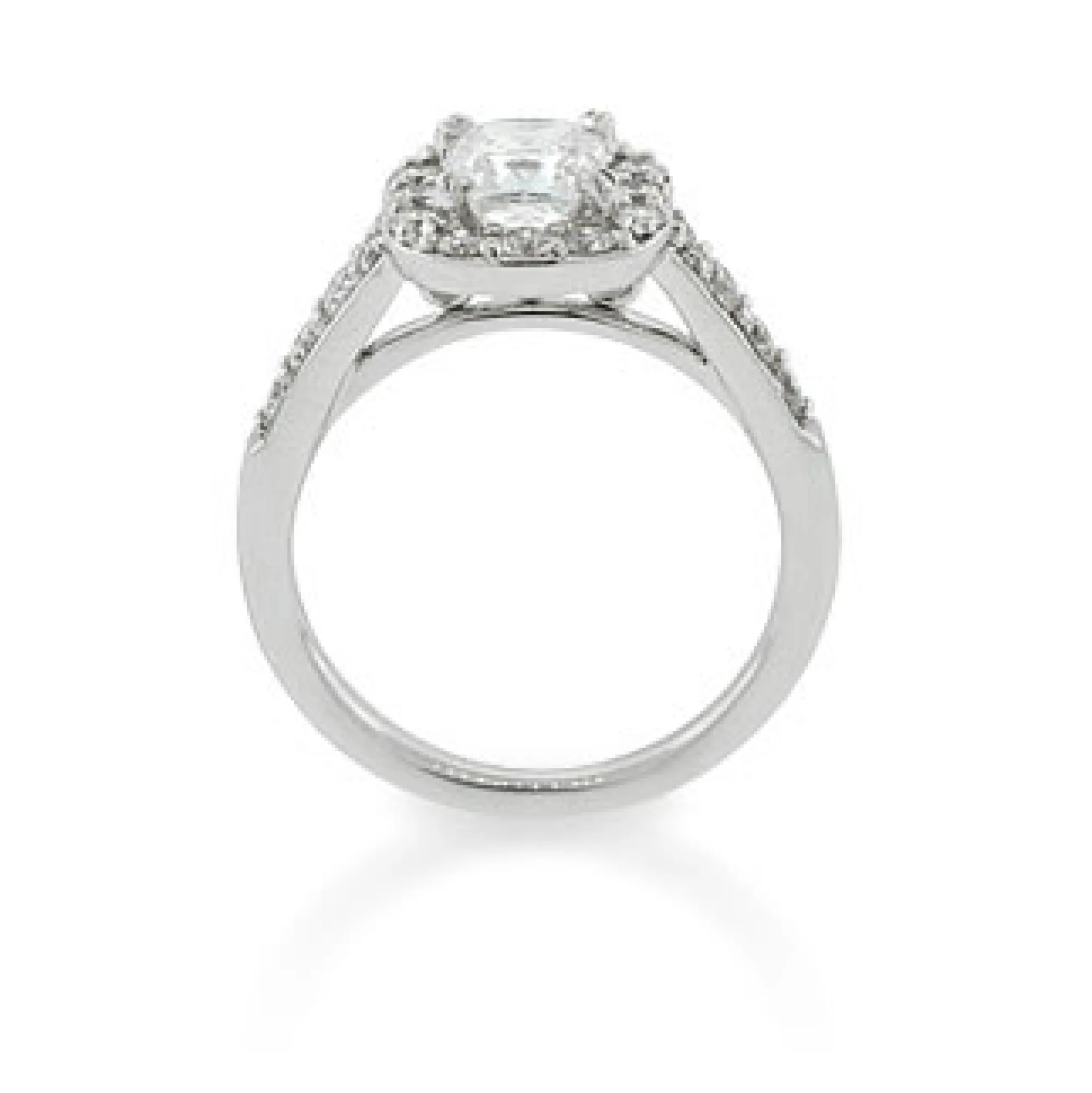 Diamond Halo Bridal Set 14K Outlet