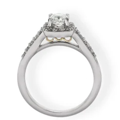 Diamond Halo Bridal Set 14K Hot