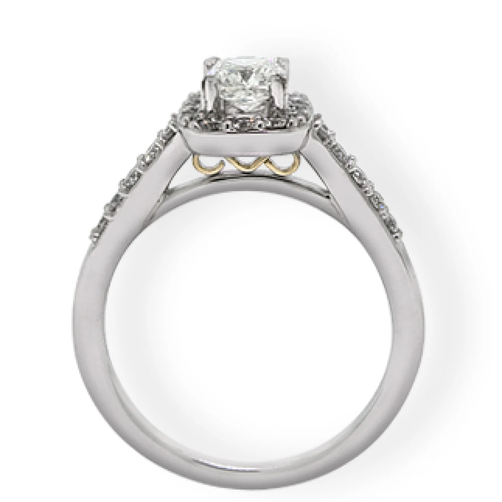 Diamond Halo Bridal Set 14K Hot