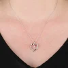 Diamond Heart Pendant 14K New
