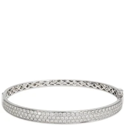 Diamond Pavé Bangle 14K, 2.3 ctw. Sale