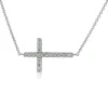 Diamond Sideways Cross 14K Outlet
