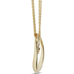 Double Loop Cluster Diamond Pendant, 14K Yellow Gold Online