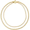 Toscano Double Strand Link Necklace, 14k Yellow Gold Hot