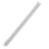 Elegant Multi-Row Diamond Bracelet, 10 Total Carat Weight, 14K White Gold Best